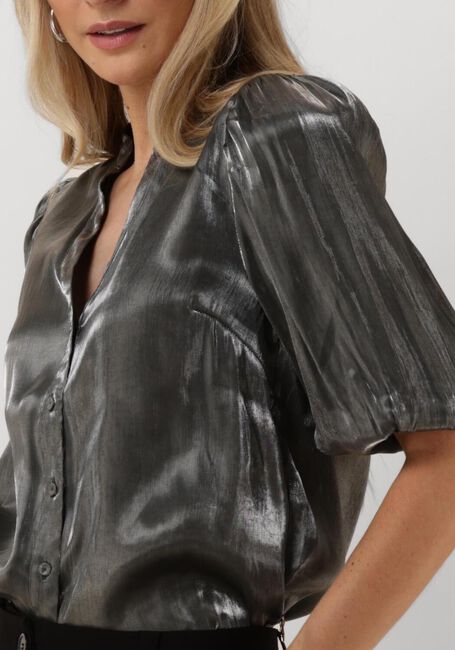 Graue JANSEN AMSTERDAM Blusen SQ782 BLOUSE BO - large