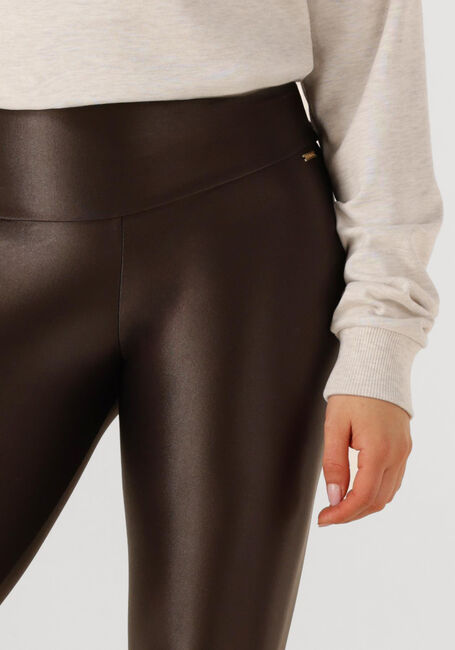 Braune DEBLON SPORTS Legging SHINE LEGGINGS HIGH WAISTBAND - large