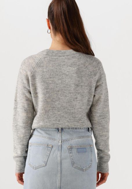 Hellgrau SELECTED FEMME Pullover LULU LS KNIT O-NECK B - large