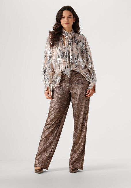 Silberne AMAYA AMSTERDAM Blusen GLITTER BLOUSE - large