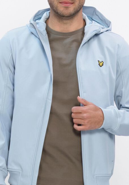 Hellblau LYLE & SCOTT Jack MESH BACK SOFTSHELL JACKET - large