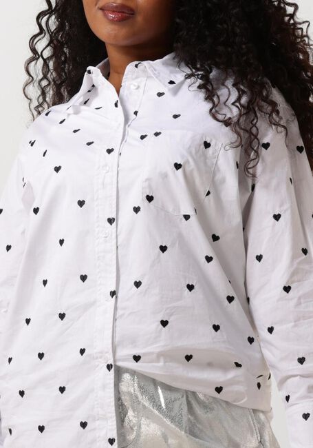 Weiße CO'COUTURE Blusen HEARTCC OVERSIZE SHIRT - large