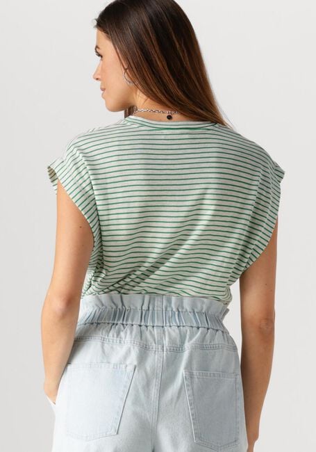 Grüne BY-BAR Top MASON SMALL STRIPE TOP - large