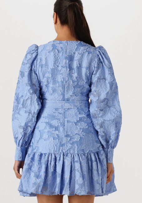 Hellblau SELECTED FEMME Minikleid SLFCALLI-SADIE LS SHORT V-NECK DRESS FF - large