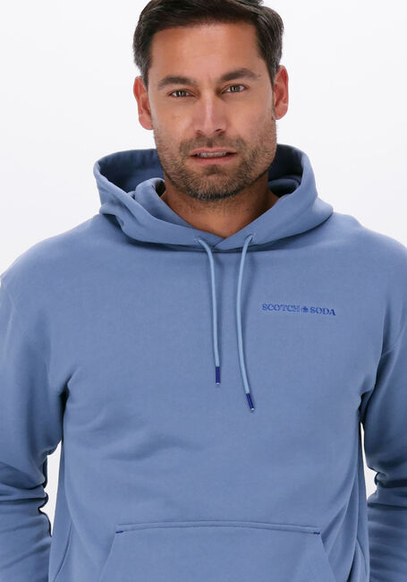 Blaue SCOTCH & SODA Sweatshirt UNISEX HOODIE - large