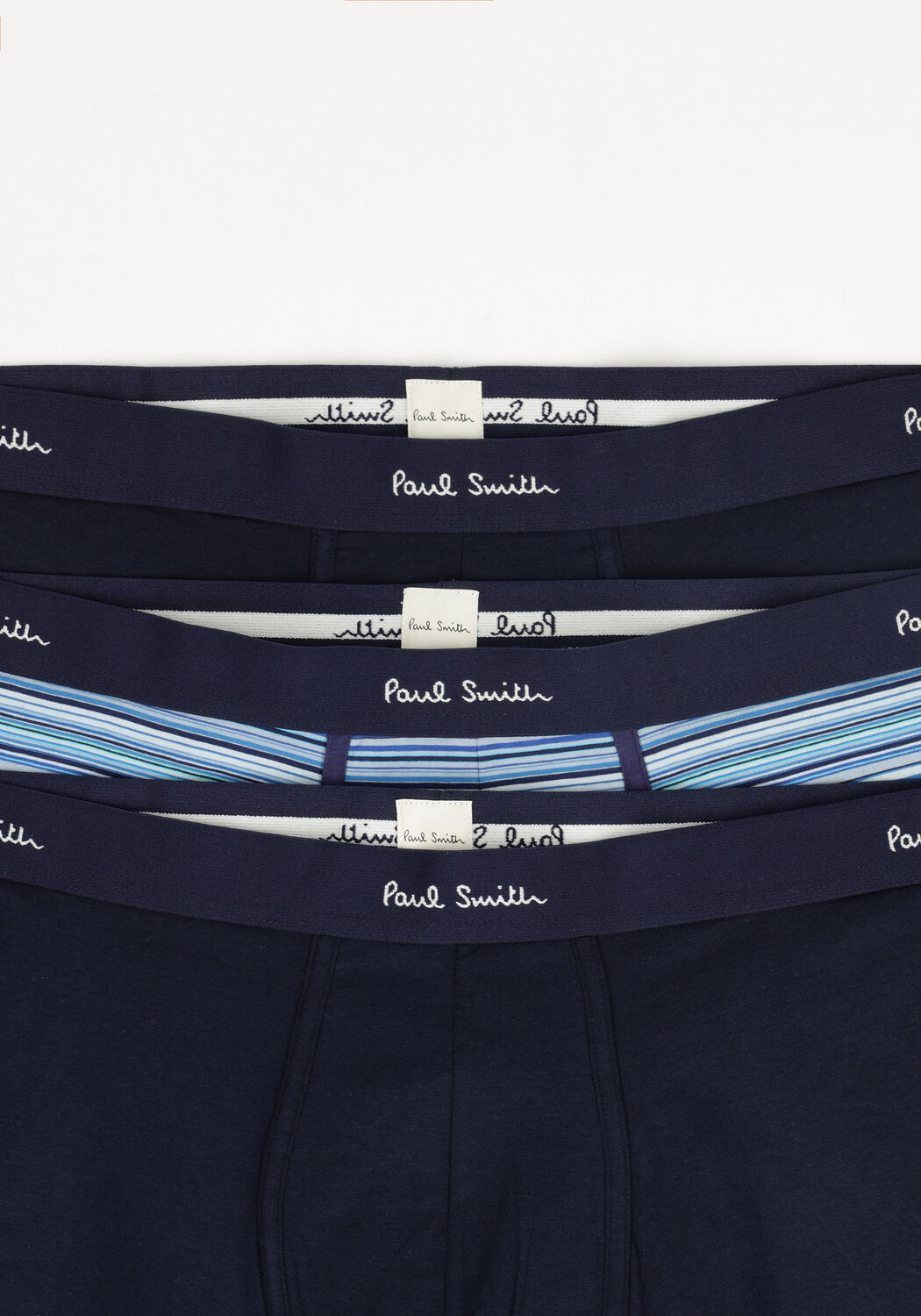 Blaue PAUL SMITH Boxershorts MEN TRUNK 3 PACK - large