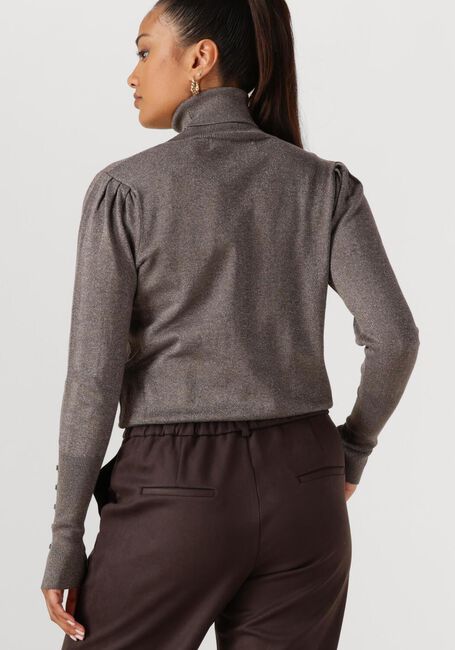 Taupe NUKUS Rollkragenpullover SYLVIA PULLOVER LUREX - large