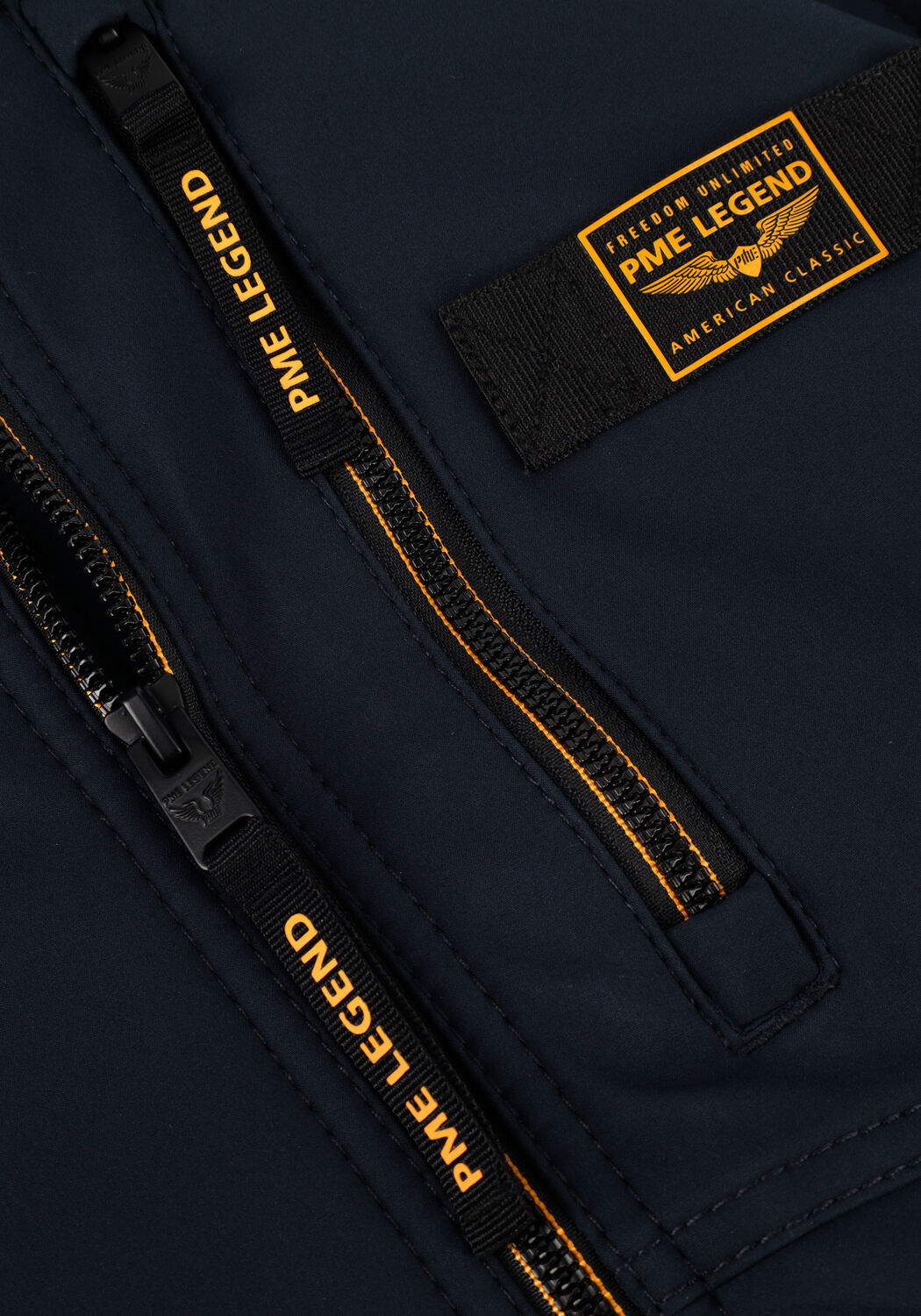 Dunkelblau PME LEGEND Jack SEMI LONG JACKET SUCCESSOR 2.0 SOFT SHELL - large