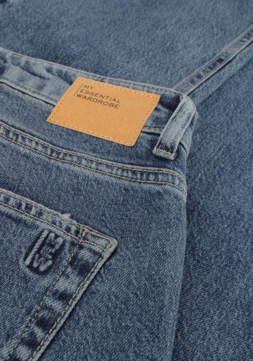 Blaue MY ESSENTIAL WARDROBE Straight leg jeans TUSAMW 140 HIGH STRAIGHT Y - large