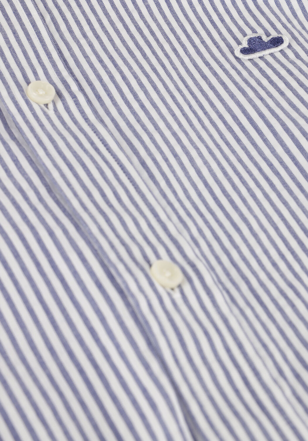 Blaue THE GOODPEOPLE Casual-Oberhemd SEINFIELD - large