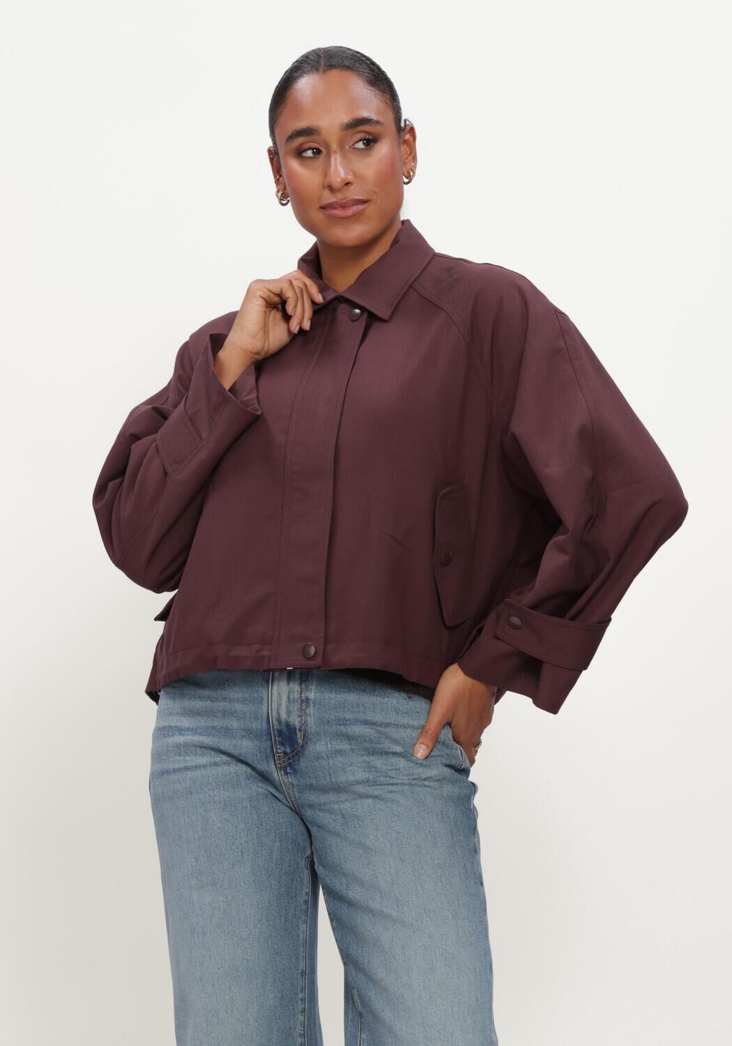 Bordeaux CIRCLE OF TRUST Jack DEAN JACKET - large