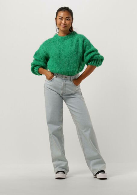 Grüne AMERICAN DREAMS Pullover LEONNIE ALPACA PULLOVER - large