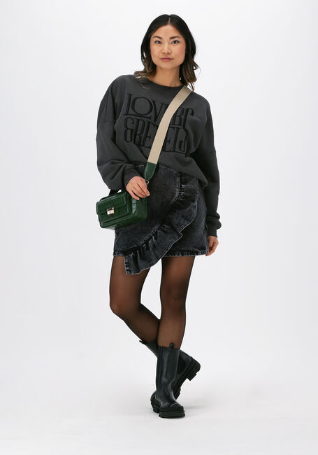 Graue COLOURFUL REBEL Sweatshirt LOVERS EMBRO DROPPED SHOULDER - large