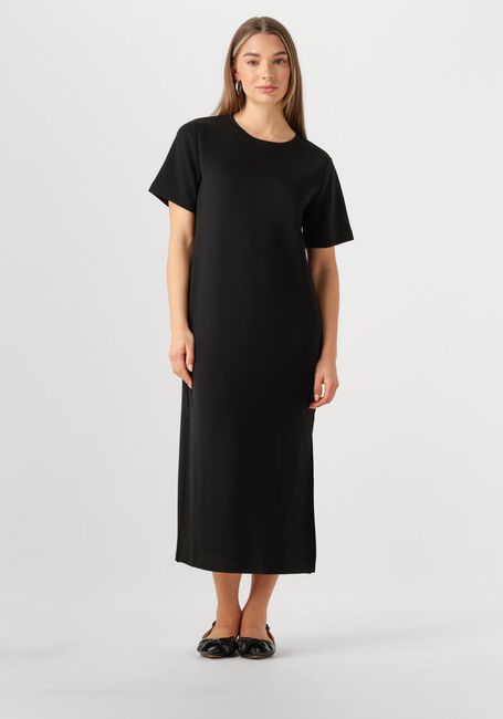 Schwarze MY ESSENTIAL WARDROBE Midikleid HELLAMW R-NECK LONG DRESS - large