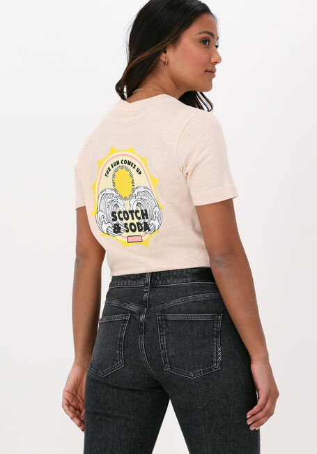 Orangene SCOTCH & SODA T-shirt REGULAR-FIT ORGANIC COTTON T-SHIRT WITH GRAPHICS - large