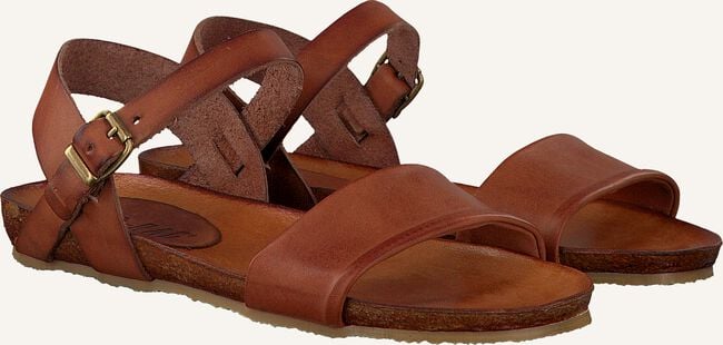 Cognacfarbene RED-RAG Flache Sandalen 79122 Cognacfarbene RED-RAG Flache Sandalen 79122 - large