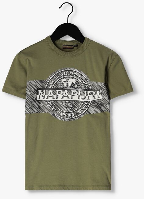 Grüne NAPAPIJRI T-shirt K S-PINZON - large