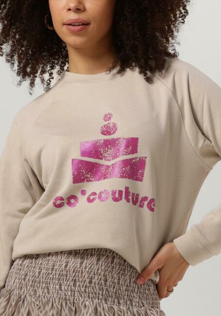 Sand CO'COUTURE Sweatshirt COCO METALLIC SWEAT - large