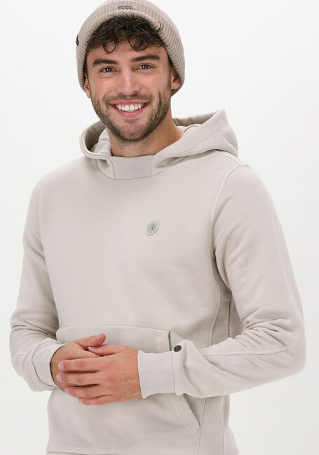 Beige CAST IRON Sweatshirt HOODED RELAXED FIT PEP SWEAT C - large