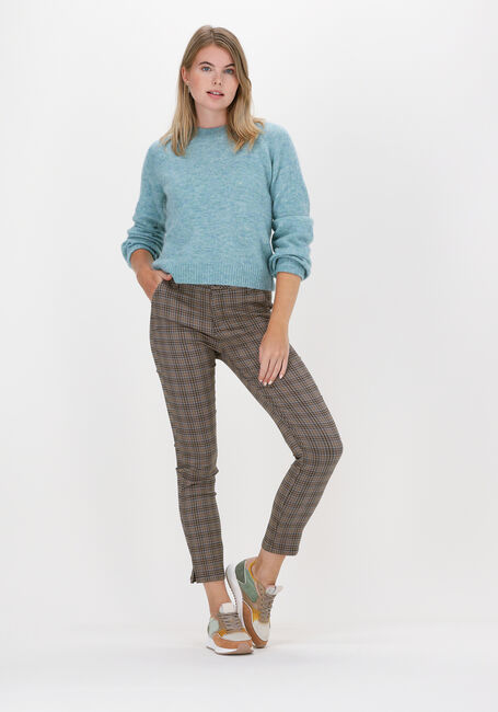 Braune MINUS Hose NEW CARMA CHECK 7/8 PANTS - large