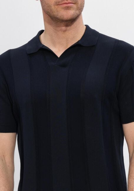 Dunkelblau GENTILUOMO Polo-Shirt POLO NO BUTTONS SS - large