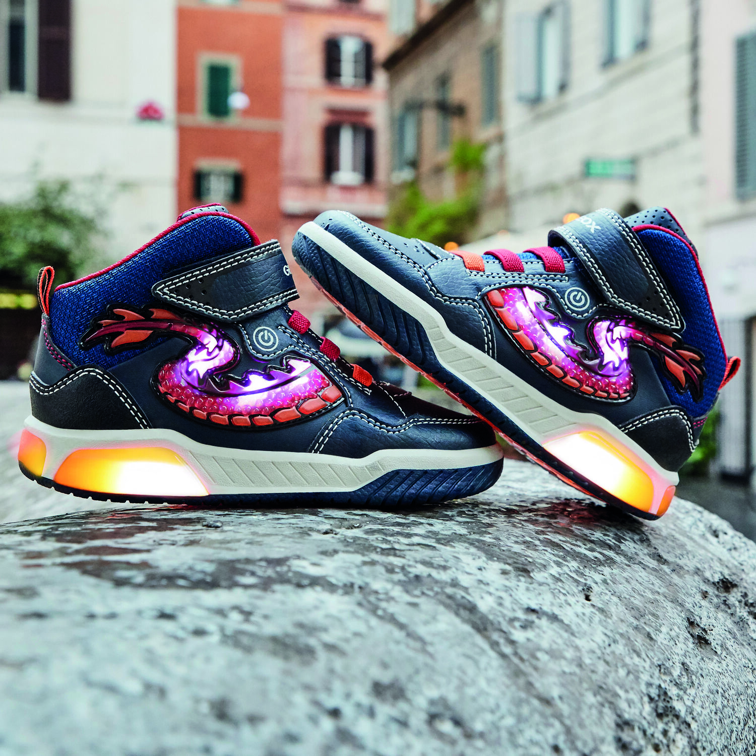 Blaue GEOX Sneaker High J949CE - large