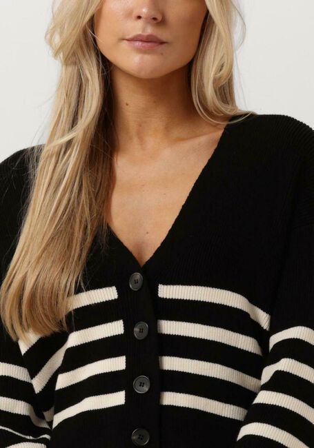 Schwarze NOTES DU NORD Strickjacke GAIA CARDIGAN - large