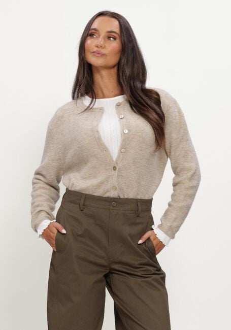 Beige BOII STUDIOS Strickjacke FLORA - large