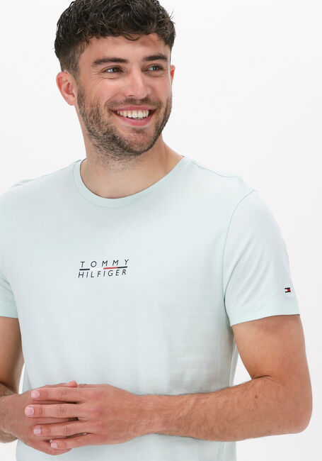 Minze TOMMY HILFIGER T-shirt SQUARE LOGO TEE - large