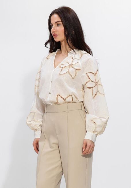 Nicht-gerade weiss NUKUS Blusen BRIDGET BLOUSE EMBROIDERY - large