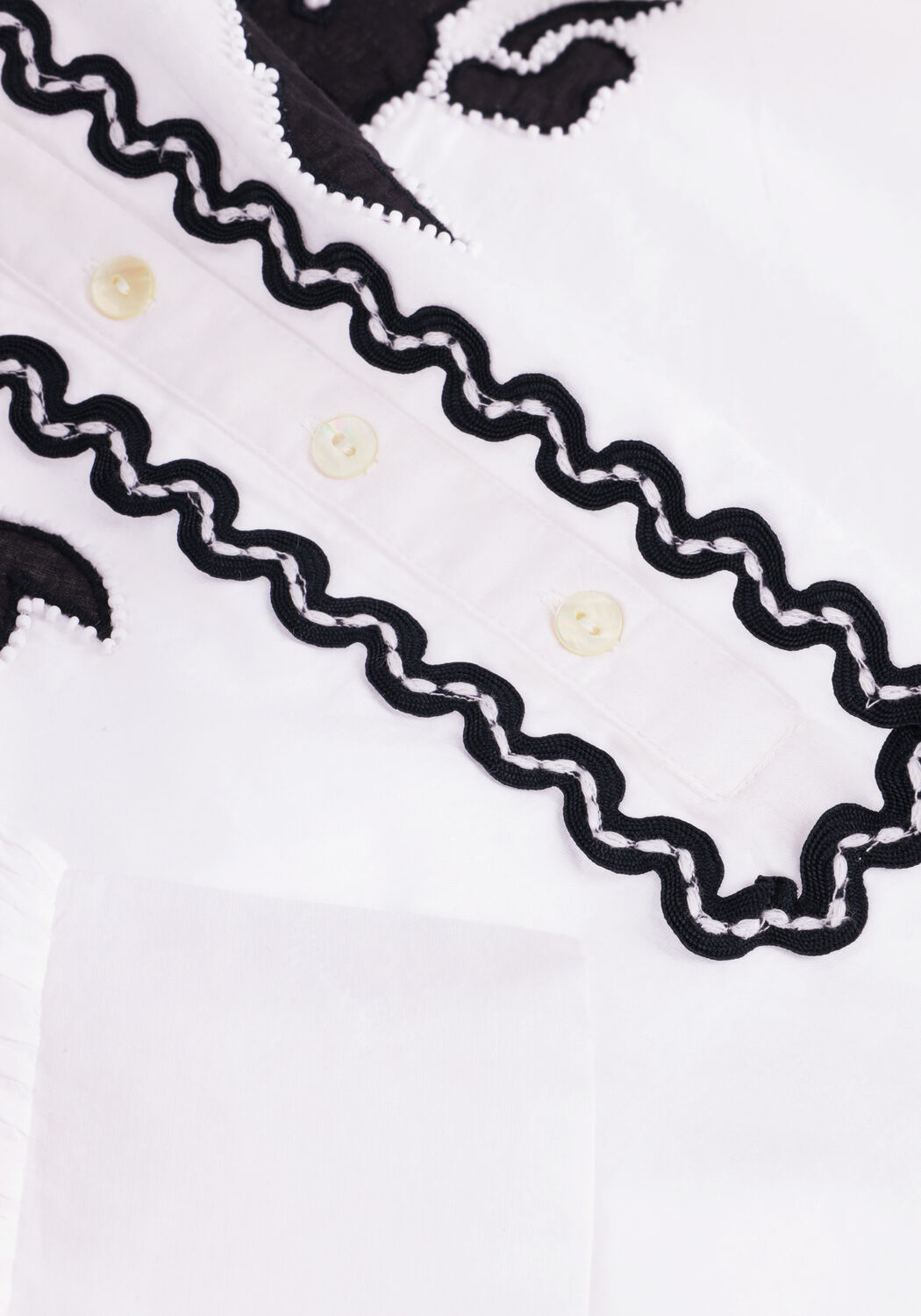 Wei&szlig;e ANTIK BATIK Blusen DALI BLOUSE - large