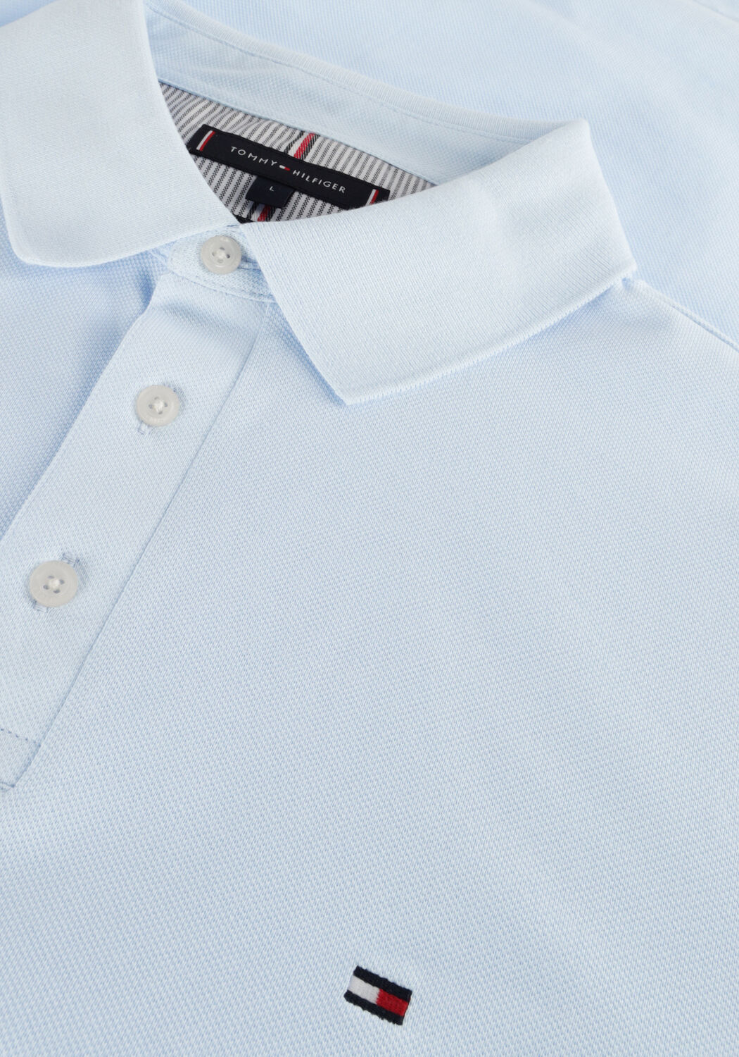 Hellblau TOMMY HILFIGER Polo-Shirt 1985 SLIM POLO - large