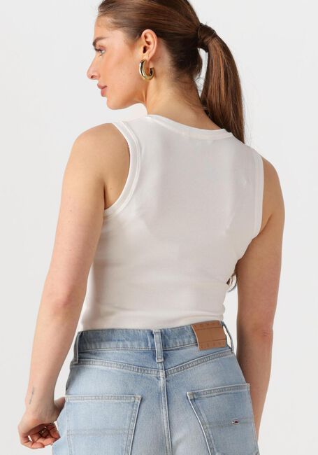 Weiße TOMMY JEANS Top TJW ESSENTIAL RIB TANK EXT - large