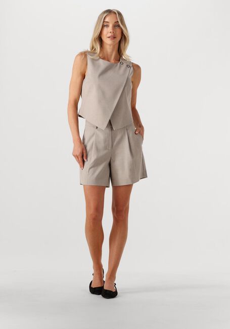 Beige CO'COUTURE Hosen VIDACC CROP PLEAT SHORTS - large