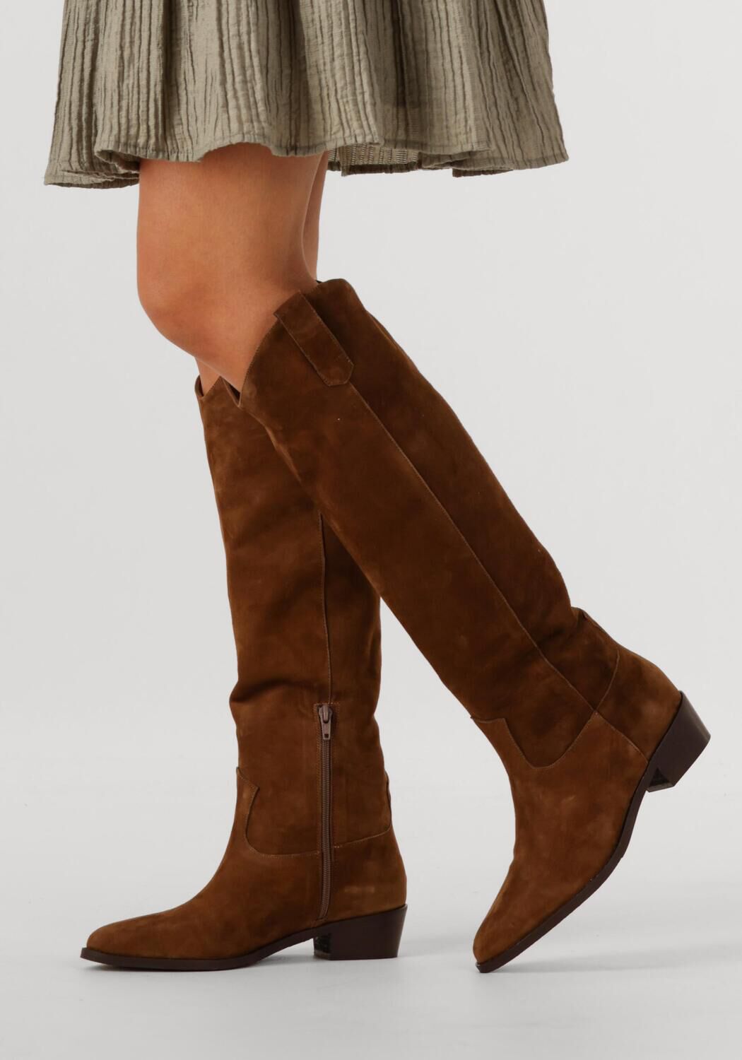 Cognacfarbene NOTRE-V Hohe Stiefel 39495 - large