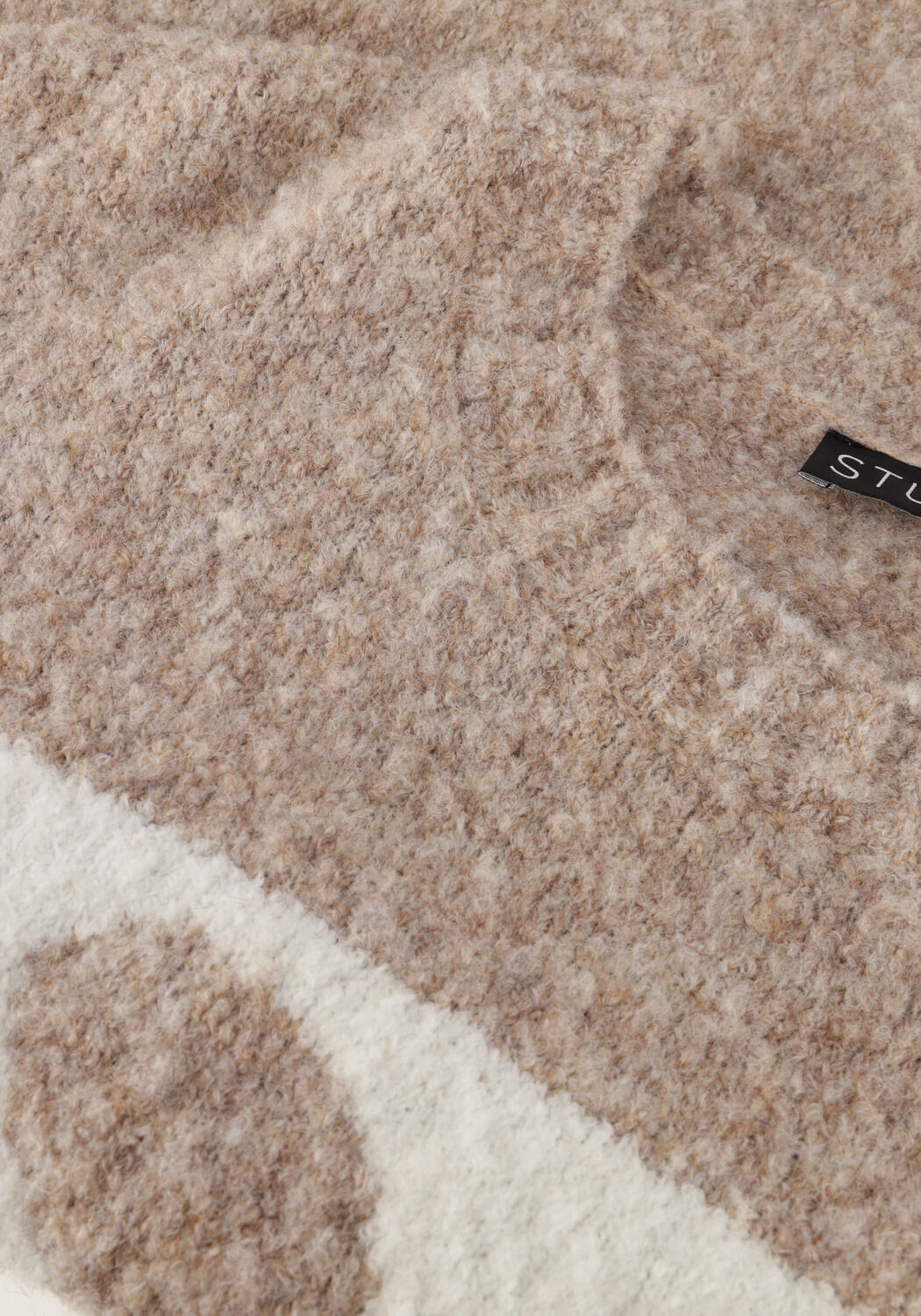 Beige STUDIO AR Pullover KIRSTEN - large