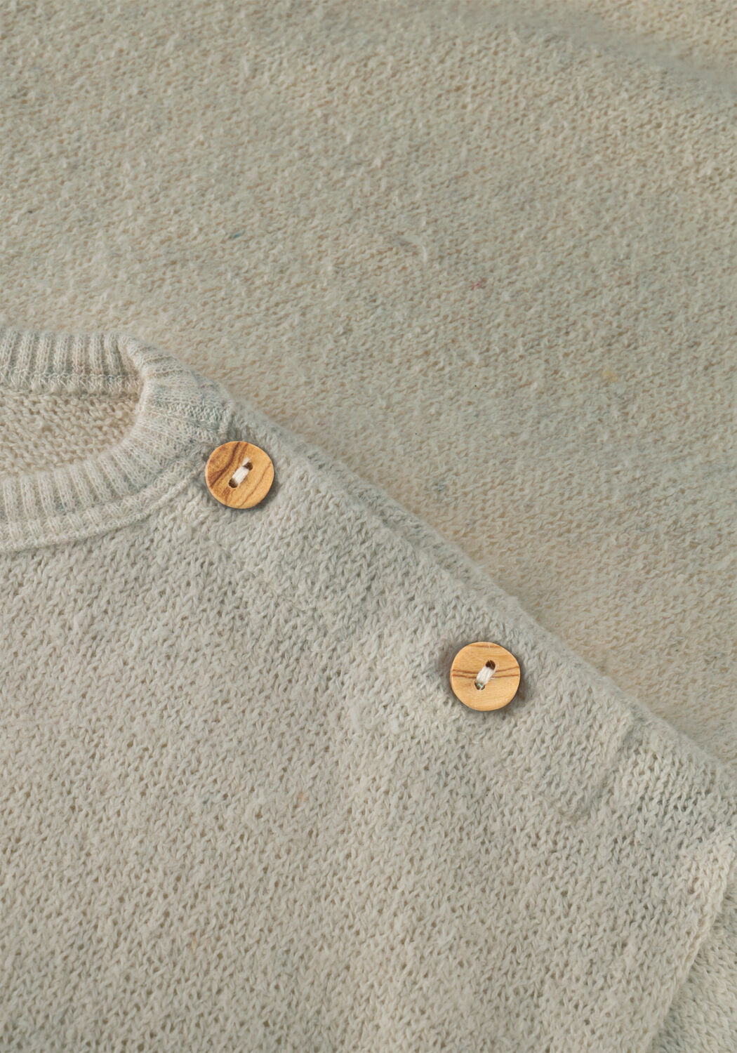 Ecru PLAY UP Pullover JERSEY SWEATER - large