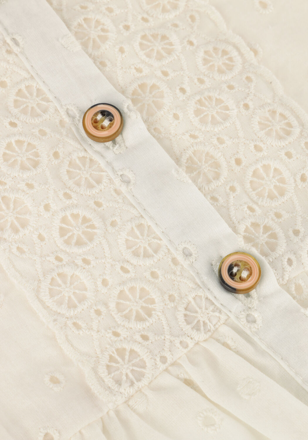 Ecru NONO Blusen TYLIA EMBROIDERED BLOUSE - large