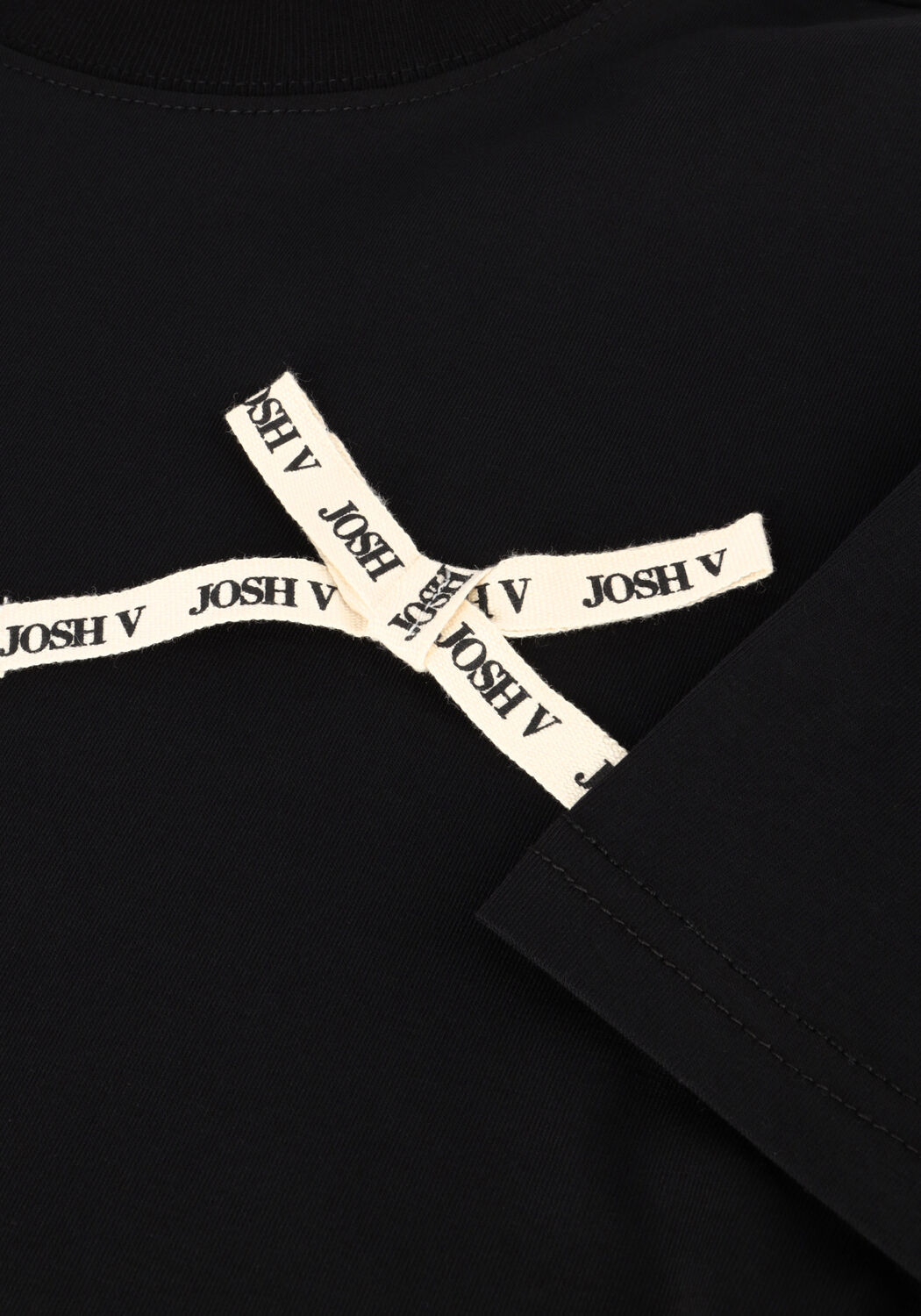 Schwarze JOSH V T-shirt DORIE BOW - large