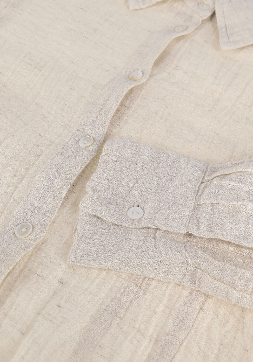 Ecru BY-BAR Blusen MICK SLUB BLOUSE - large