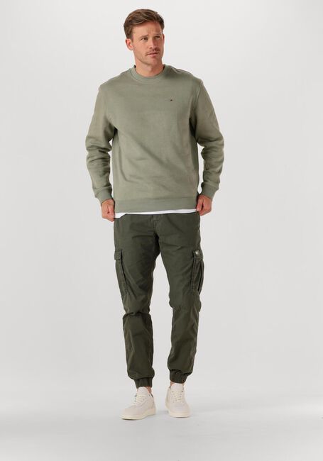 Grüne TOMMY JEANS Sweatshirt TJM REG S FLAG CREW EXT - large