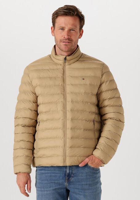 Beige TOMMY HILFIGER Wattierte Jack PACKABLE RECYCLED JACKET - large