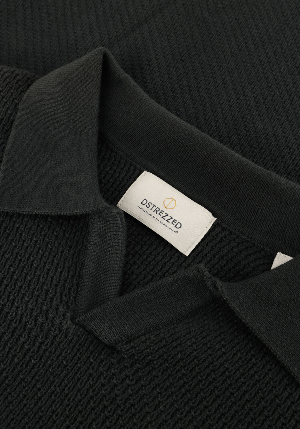 Dunkelgr&uuml;n DSTREZZED Pullover KOSTAS LONGSLEEVE POLO - large