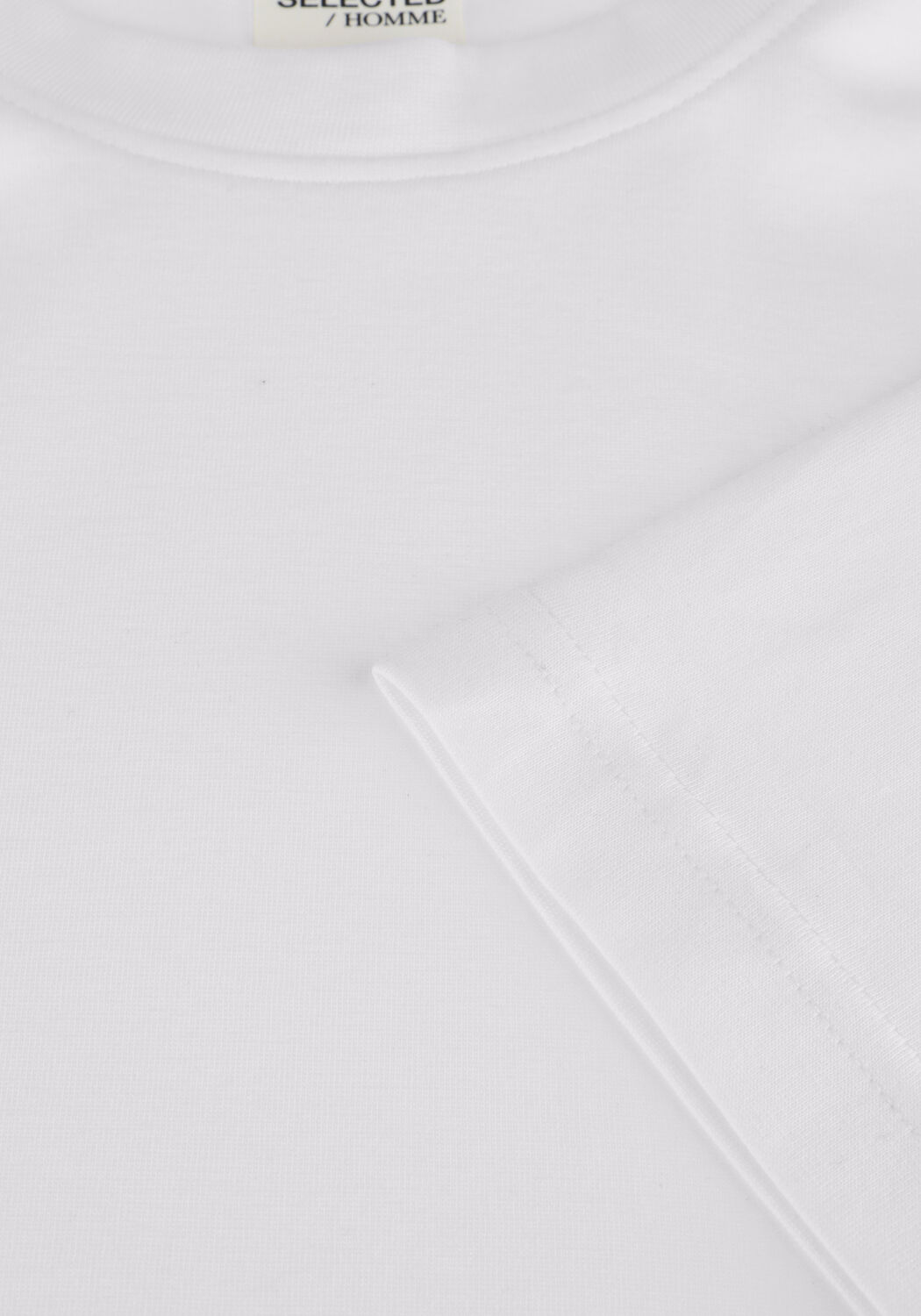 Wei&szlig;e SELECTED MEN T-shirt SLHLOOSEOSCAR LS O-NECK TEE NOOS - large