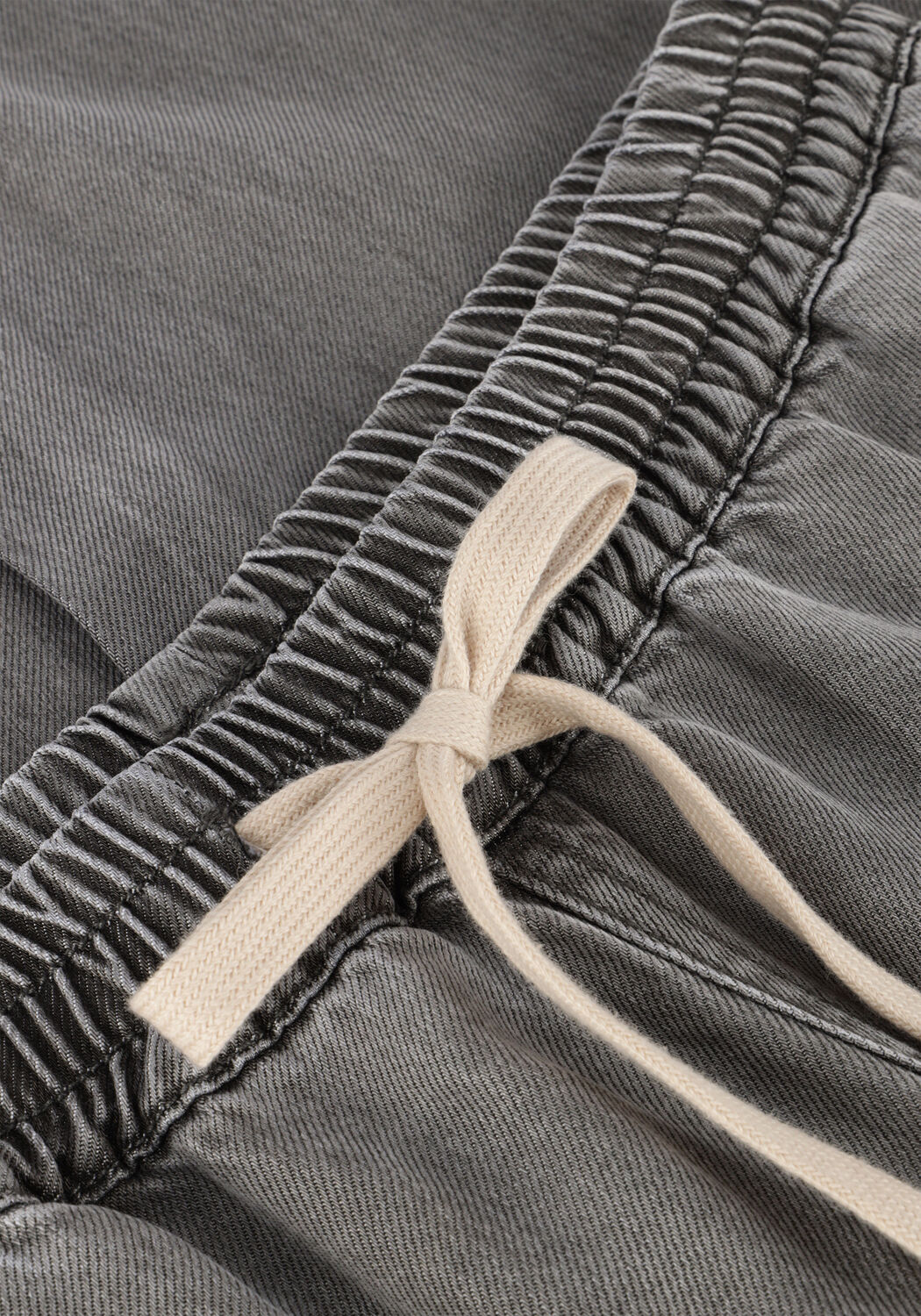 Graue OBJECT Weite Hose OBJFRAME MW PANTS - large