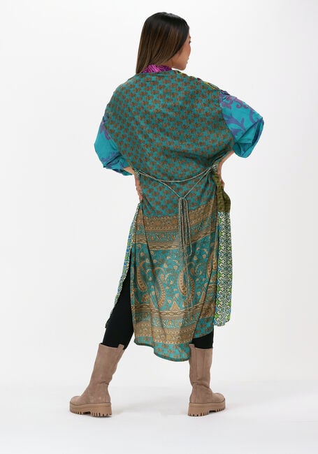 Grüne SISSEL EDELBO Kimono POCKET LONG MIX KIMONO - large