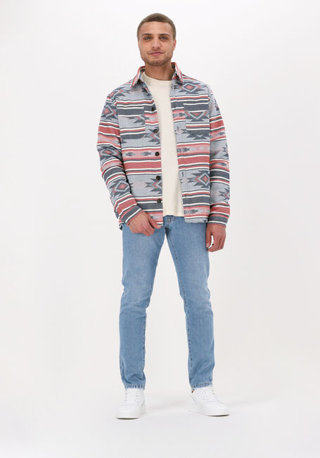 Blaue ANERKJENDT Overshirt AKHANKY JACQUARD OVERSHIRT - large