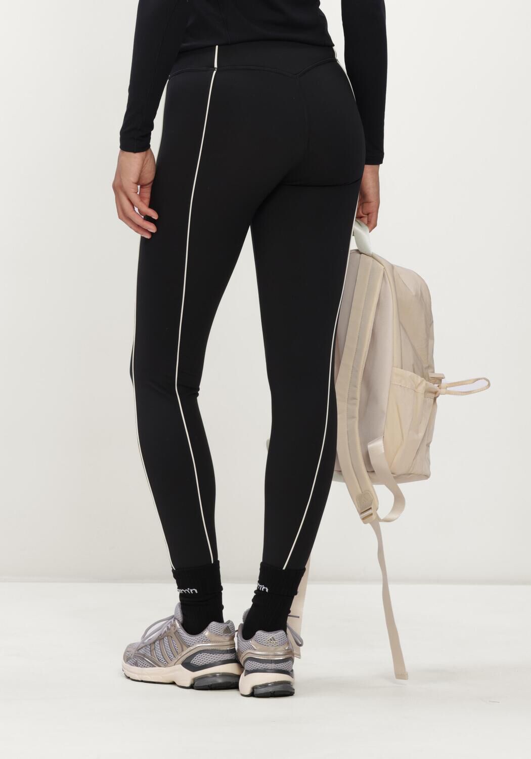 Schwarze AIM'N Legging SENSE CONTRAST TIGHTS - large