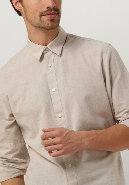 Beige SELECTED HOMME Casual-Oberhemd SLHSLIM-SUN SHIRT LS NOOS - large