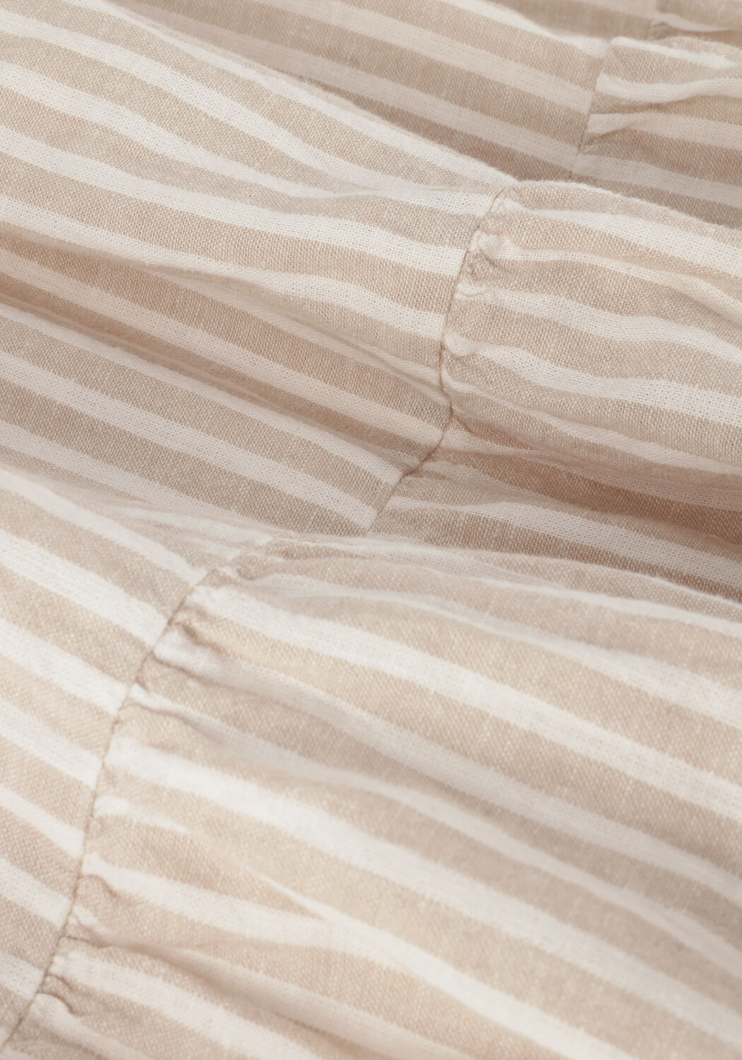 Wei&szlig;e SELECTED WOMEN Minikleid SLFHILLIE 3/4 STRIPED SHORT LINEN DRESS - large